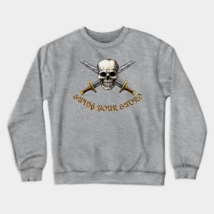 trending t-shirt, swing your sword shirt, swing your sword mike leach t-shirt Crewneck Sweatshirt